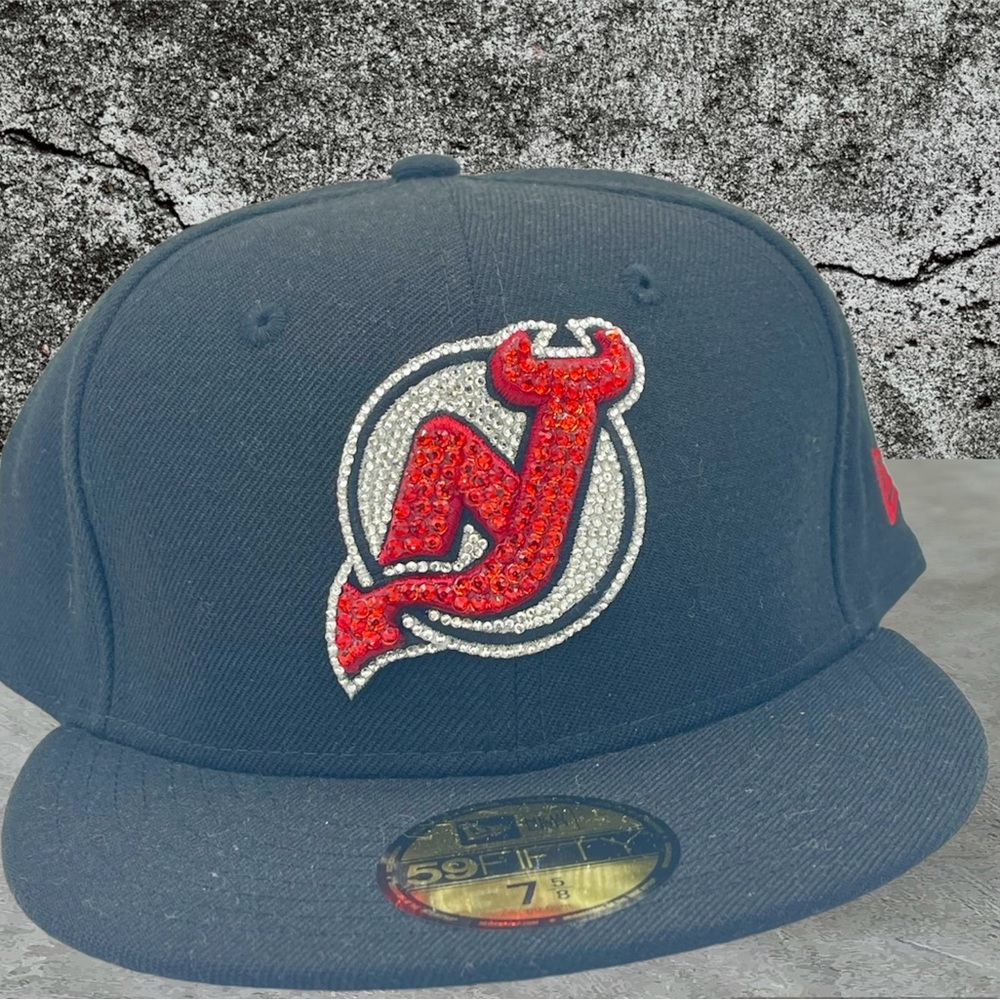 Iced Out NJ Devils Fitted